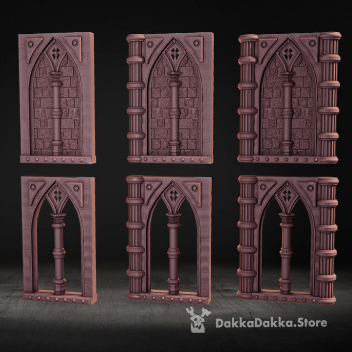Gothic Terrain Kit | Grimdark Miniature | DakkaDakka