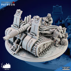 Trencher Iron Korps Field Artillery Miniatures | Imperial Soldiers | Grimdark Proxy Miniature | Ghamak