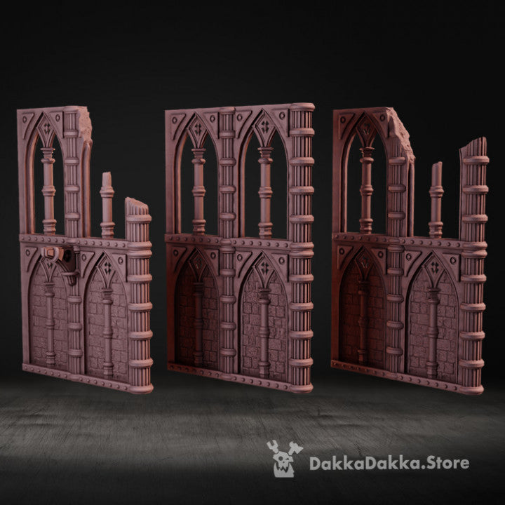 Gothic Terrain Kit | Grimdark Miniature | DakkaDakka