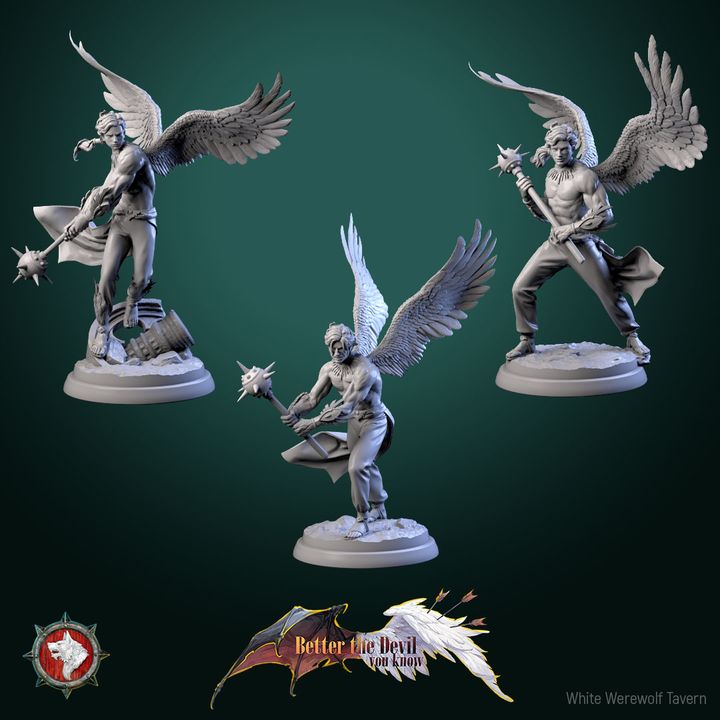 Dungeons and Dragons Models - Better the Devil you know - Set by White Werewolf Tavern