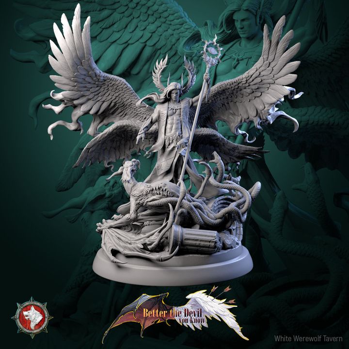 Dungeons and Dragons Models - Better the Devil you know - Set by White Werewolf Tavern