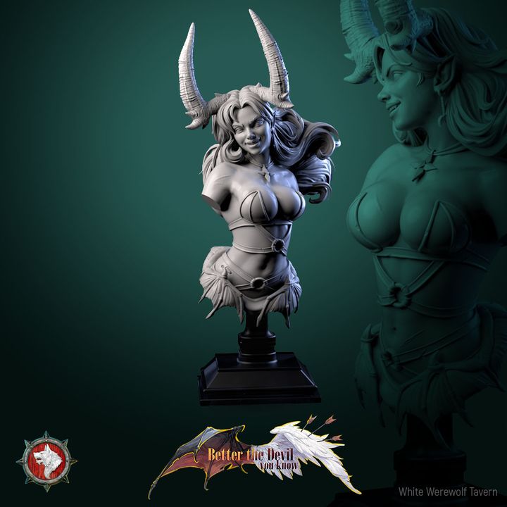 Dungeons and Dragons Models - Better the Devil you know - Set by White Werewolf Tavern