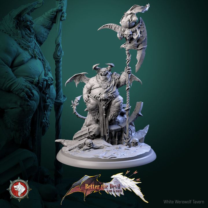 Dungeons and Dragons Models - Better the Devil you know - Set by White Werewolf Tavern