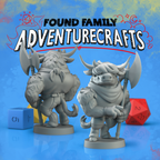 Highland Minotaur Oversized Miniature