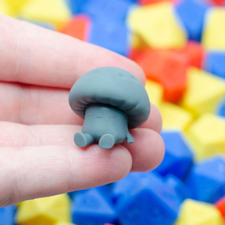 Mushies: Exhausted Little Mushroom Guys Miniatures