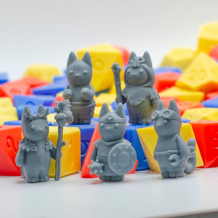 Peanut Cats Series 2 - Whimsical Feline Miniatures