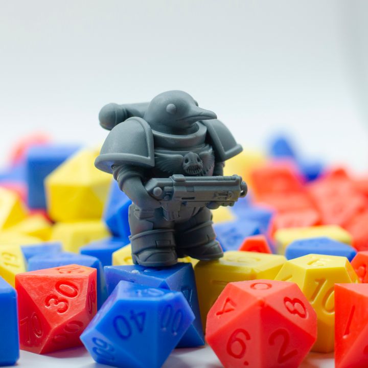 Penguin Space Marine Oversized Miniature