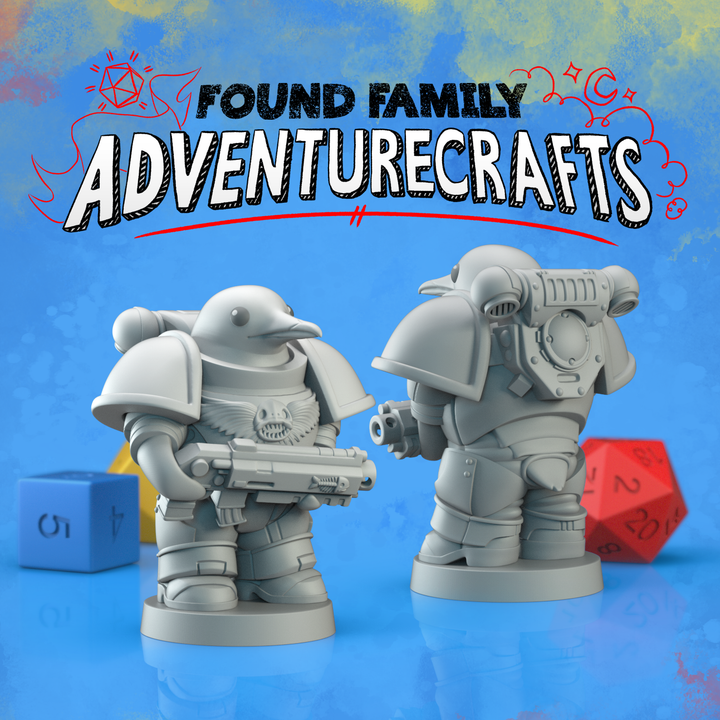 Penguin Space Marine Oversized Miniature