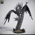 👑 The Carrion King | 12K Resin 100mm Mounted/Wild Monster for D&D 🦅