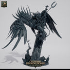👑 The Carrion King | 12K Resin 100mm Mounted/Wild Monster for D&D 🦅