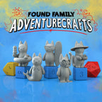 Peanut Cats Tropical! - Whimsical Feline Miniatures
