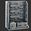 Sci-Fi Scenery - Weapon Shelves 2
