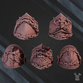 Shoulder Pads | Winged Lions | Sci-Fi Grimdark Custom Bitz Wargaming Miniatures 28mm 32mm