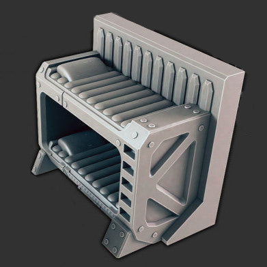 Sci-fi Scenery - Bunk Bed With Flatside