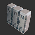 Sci-fi Scenery - Personnel lockers