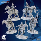Trencher Blitz Cavalry Miniatures | Imperial Soldiers | Grimdark Proxy Miniature | Ghamak
