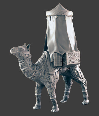 Camel With Ornamental Tent