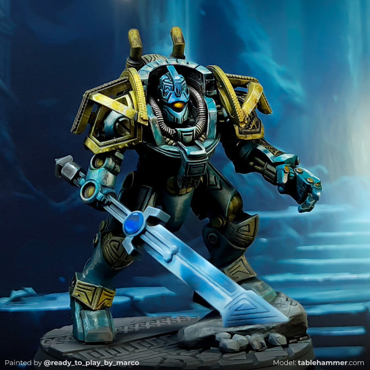 Clockwork Ancient - Space Dwarf golem mech