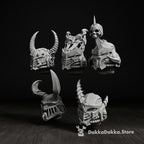 Helmets | Predators | Sci-Fi Grimdark Custom Bitz Wargaming Miniatures 28mm 32mm