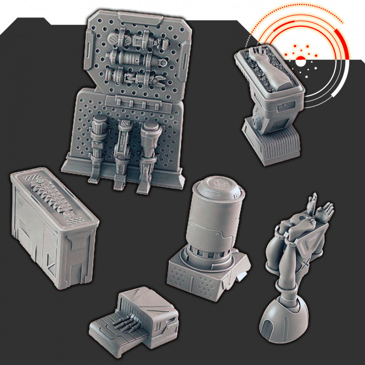 Sci-fi Scenery - Printer With Robotic Hand