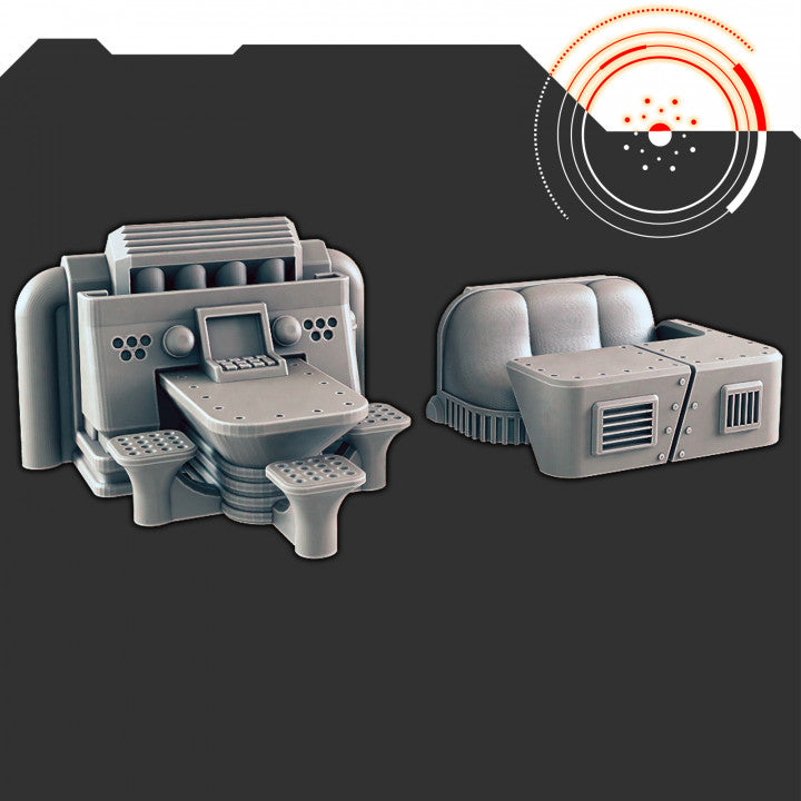 Sci-fi Scenery - Restaurant Furnishing