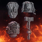 Hero Upgrade Kit | Pactum Aeternum | Conversion Bits For 28mm 32mm Sci-fi Space Knights