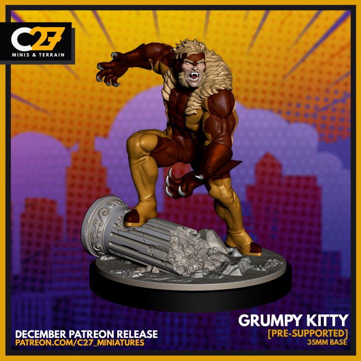 Brotherhood Team | Super Hero Sci-Fi Miniature | C27 Studio