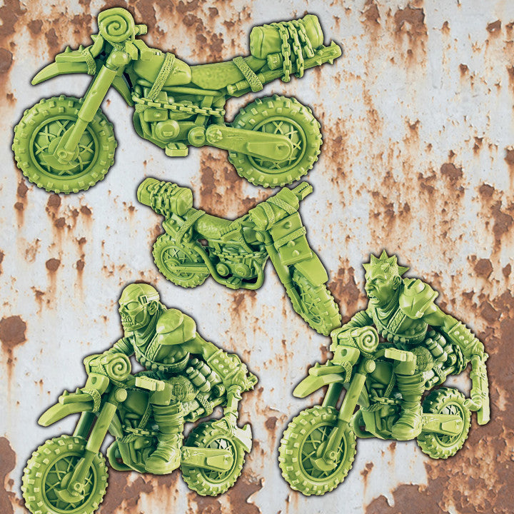 Wasteland Dirt Bike + Riders