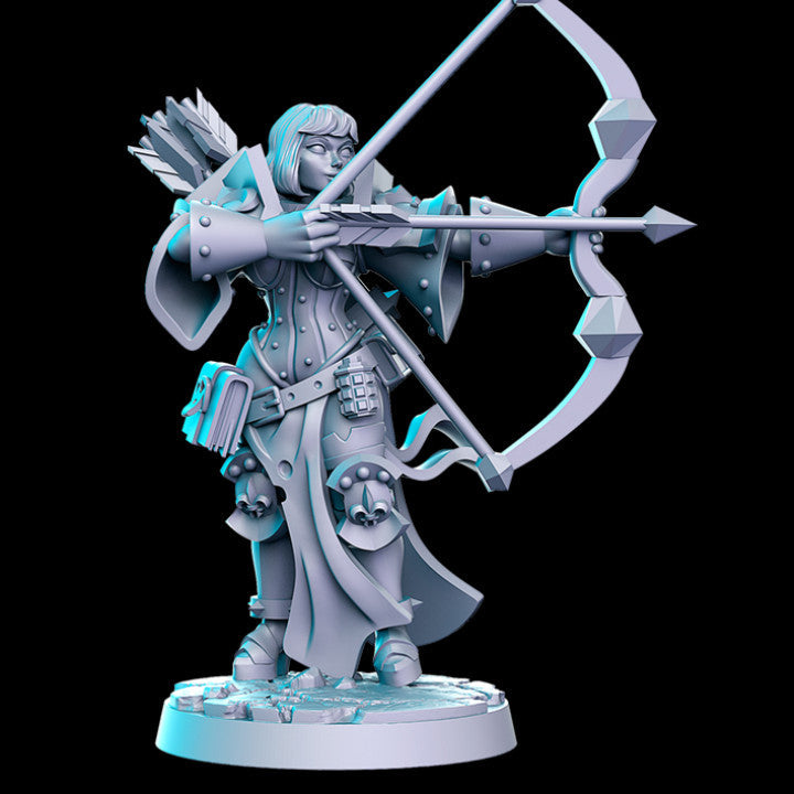 Battle Nun L | Sisters of Purity | Sci-Fi Miniature | RN Estudio