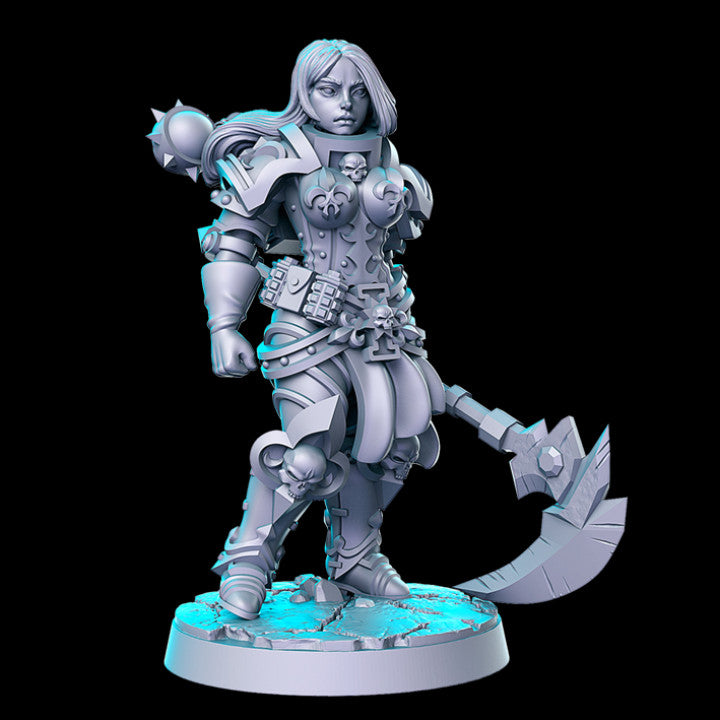 Battle Nun U | Sisters of Purity | Sci-Fi Miniature | RN Estudio