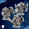 Trencher Iron Korp Armoured Ogres | Imperial Soldiers | Grimdark Proxy Miniature | Ghamak