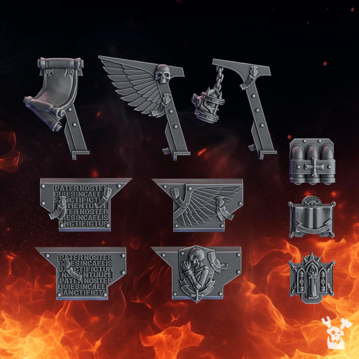 Bike Upgrade Upgrade Kit | Pactum Aeternum | Conversion Bits For 28mm 32mm Sci-fi Space Knights