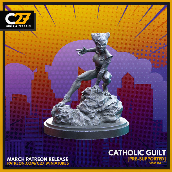 New Mutants Team | Super Hero Sci-Fi Miniature | C27 Studio