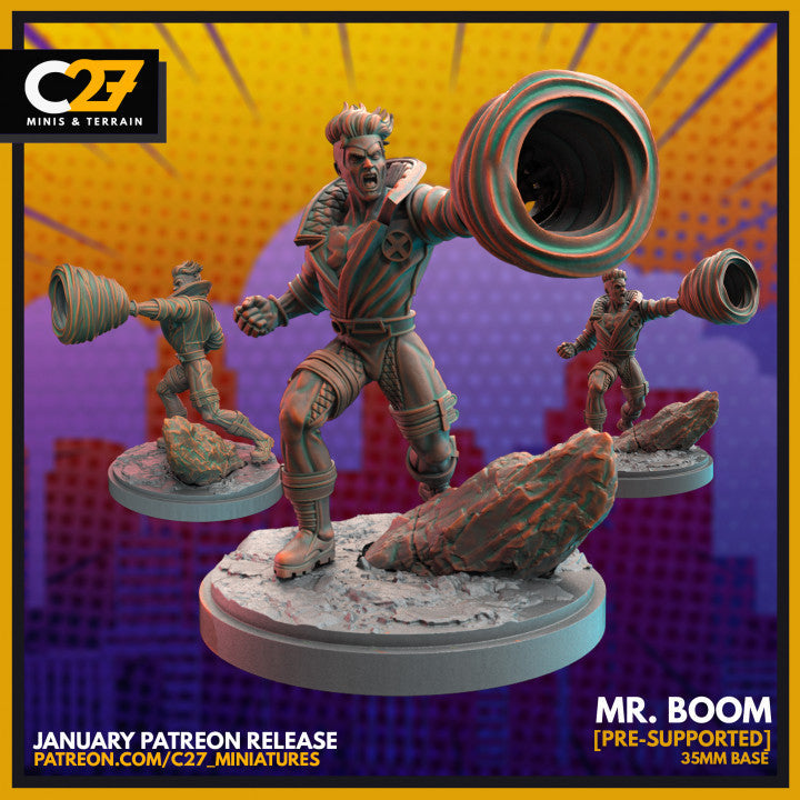Mr. Boom | Heroes | Sci-Fi Miniature | C27 Studio