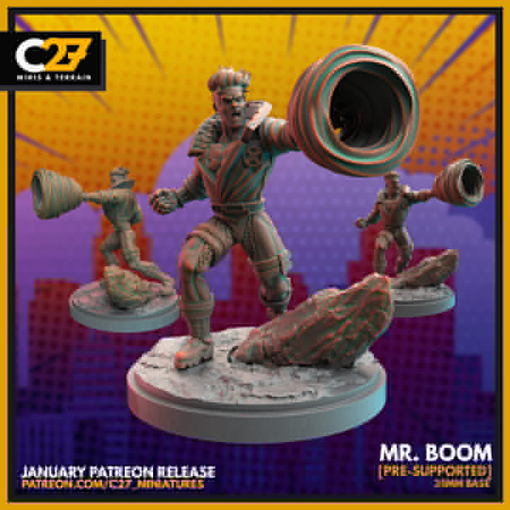 X-Factor Team | Super Hero Sci-Fi Miniature | C27 Studio