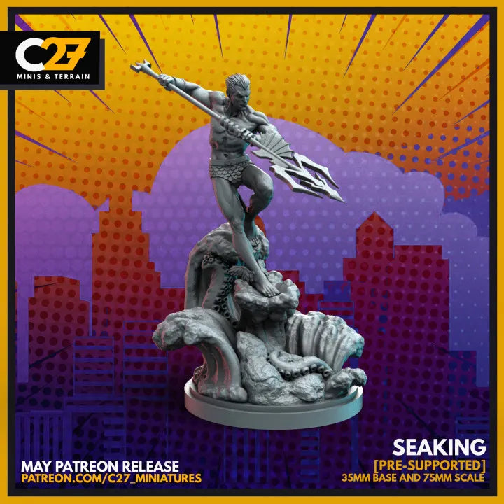 Sea King | Heroes | Sci-Fi Miniature | C27 Studio
