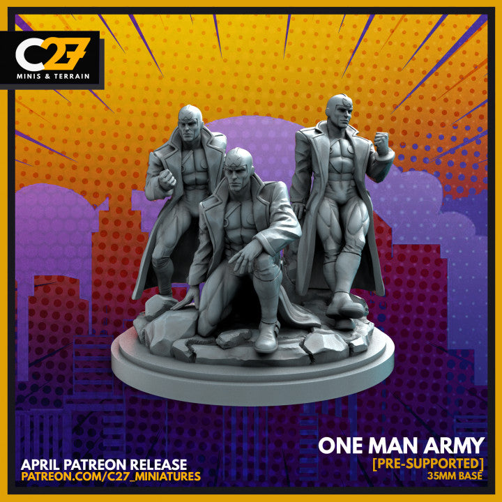 X-Factor Team | Super Hero Sci-Fi Miniature | C27 Studio