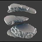 Floating Ice Shelves (Set Of 3)