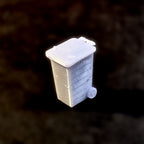 OO Gauge (1:76) Wheelie Bins (4)