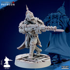 Trencher Infantry Miniatures | Imperial Soldiers | Grimdark Proxy Miniature | Ghamak