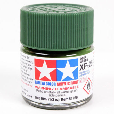 Tamiya Acrylic Paint Mini XF-26 Deep Green