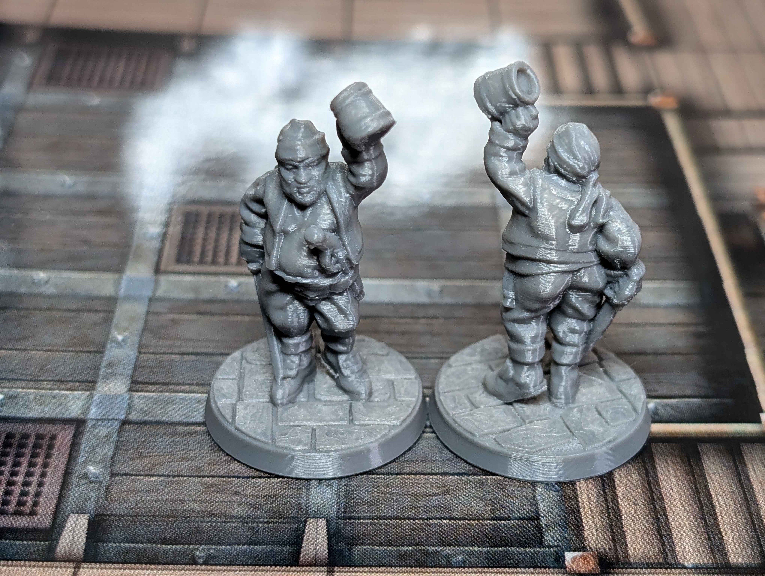 10 Pirate Miniatures for D&D, Pathfinder and TTRPG
