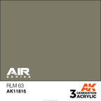 AK Interactive 3rd Gen Acrylic RLM 63 17ml AK11816
