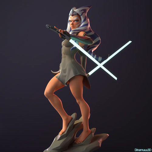 Apprentice | Pin-Up Statue Fan Art Miniature Unpainted | Dinamuu3D