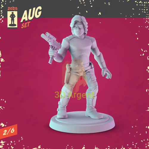 80s Action Heroes Miniatures – Snake Rambo Commando McClane Maverick Axel Foley 32 mm Resin Figures RPG D&D Display