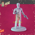 80s Action Heroes Miniatures – Snake Rambo Commando McClane Maverick Axel Foley 32 mm Resin Figures RPG D&D Display