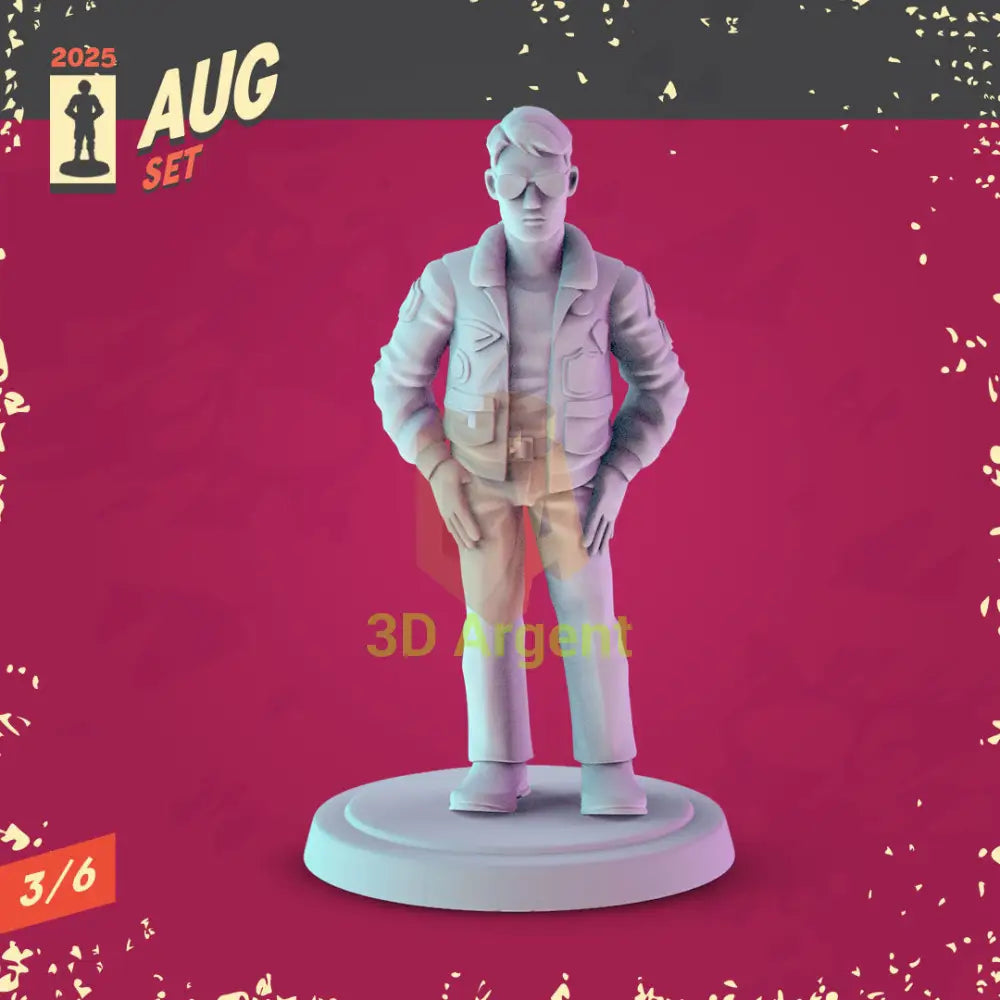 80s Action Heroes Miniatures – Snake Rambo Commando McClane Maverick Axel Foley 32 mm Resin Figures RPG D&D Display