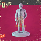 80s Action Heroes Miniatures – Snake Rambo Commando McClane Maverick Axel Foley 32 mm Resin Figures RPG D&D Display