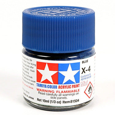 Tamiya Acrylic Paint Mini X-4 Blue