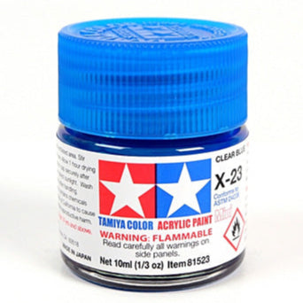 Tamiya Acrylic Paint Mini X-23 Clear Blue